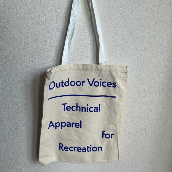 Brand New Outdoor Voices OV Canvas Tote - Picture 4 of 5